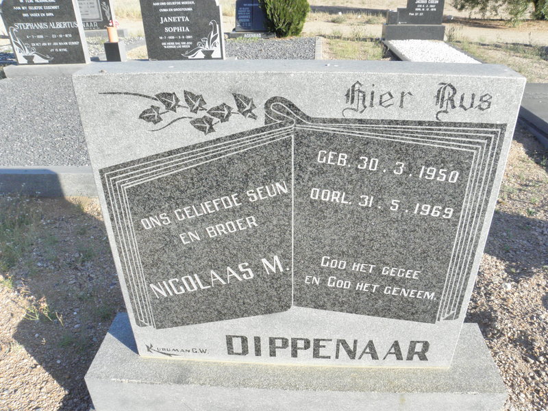 DIPPENAAR Nicolaas M. 1950-1969