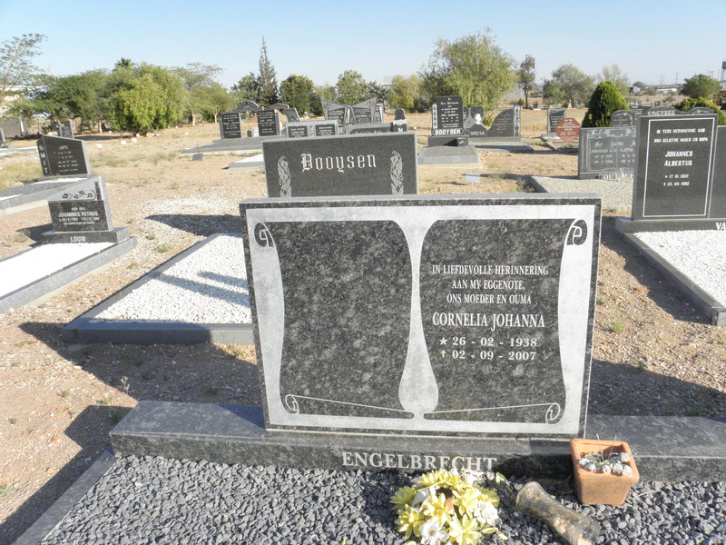 ENGELBRECHT Cornelia Johanna 1938-2007