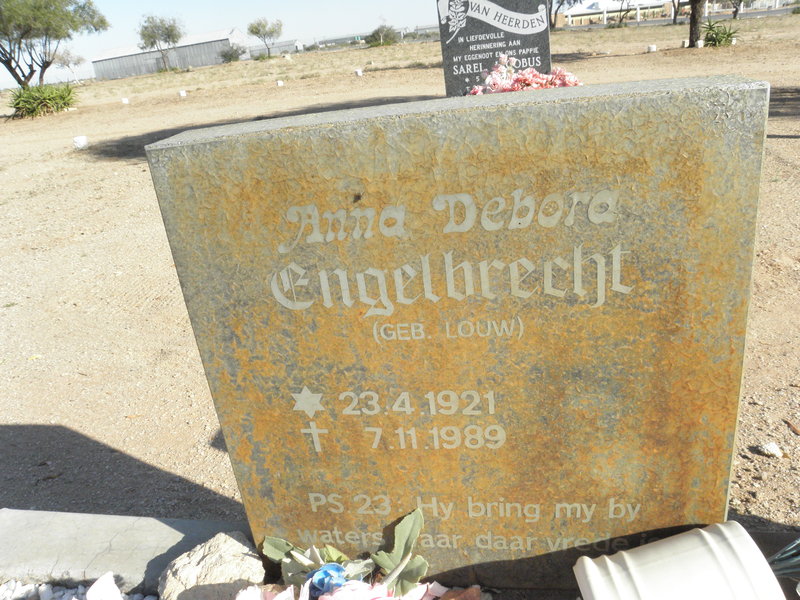 ENGELBRECHT Anna Debora nee LOUW 1921-1989