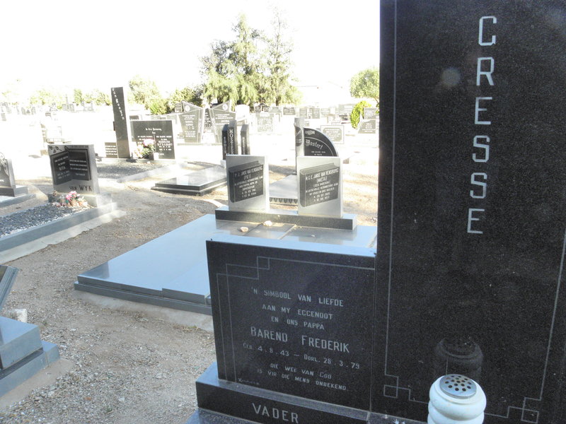 GRESSE Barend Frederik 1943-1979