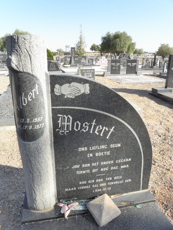 MOSTERT Albert 1957-1977