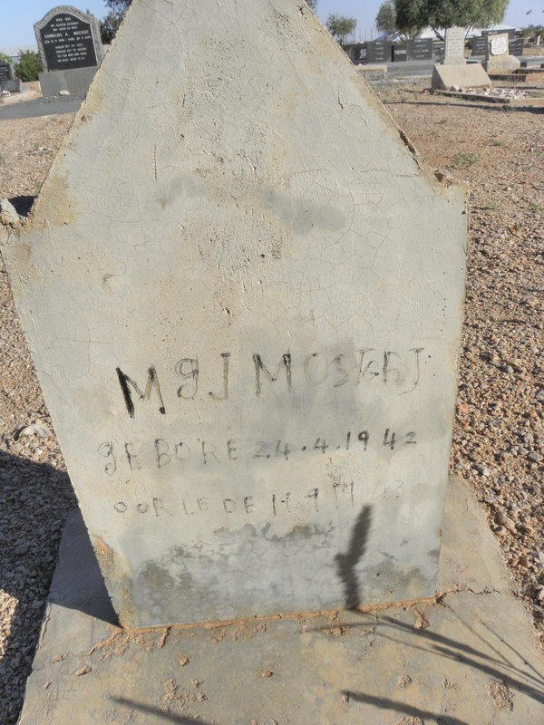 MOSTERT M.G.J. 1942-1943