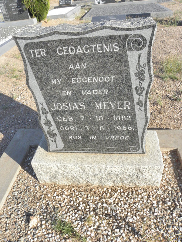 MEYER Josias 1882-1966