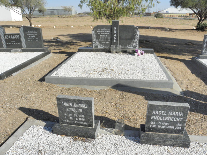 ROUSSOUW Gabriel Johannes 1906-1990 &amp; Ragel Maria ENGELBRECHT 1916-2004