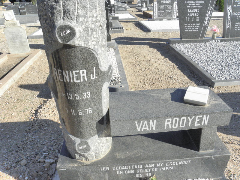ROOYEN Renier J., van 1933-1976