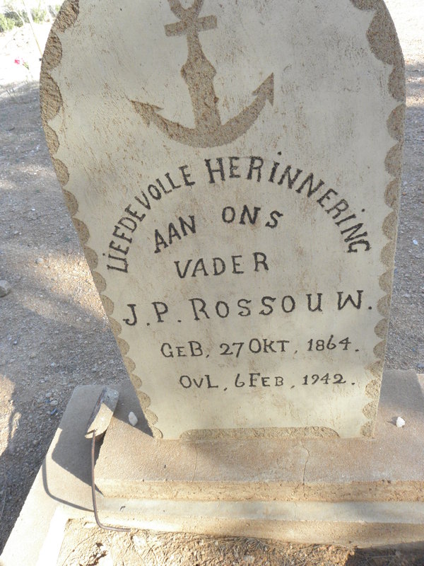 ROSSOUW J.P. 1864-1942