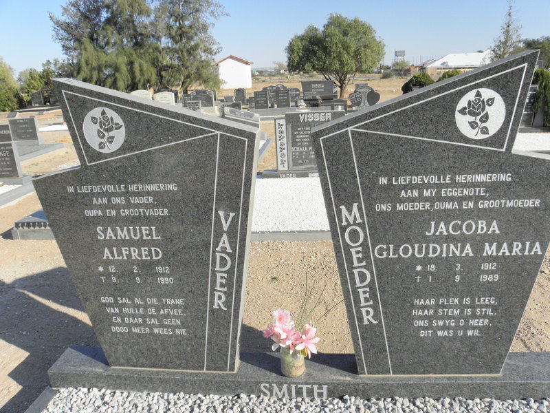 SMITH Samuel Alfred 1912-1990 &amp; Jacoba Gloudina Maria 1912-1989