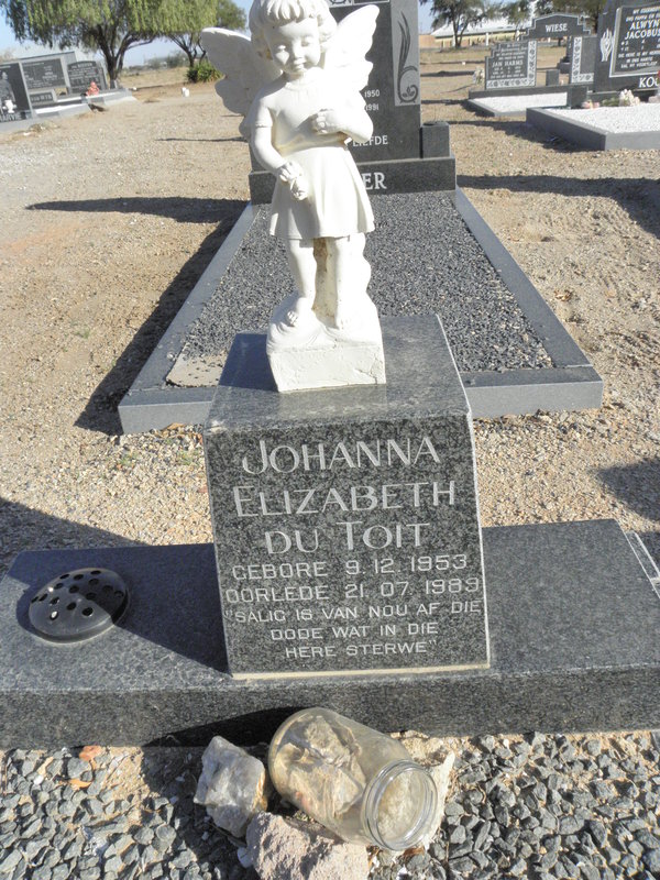 TOIT Johanna Elizabeth, du 1953-1989
