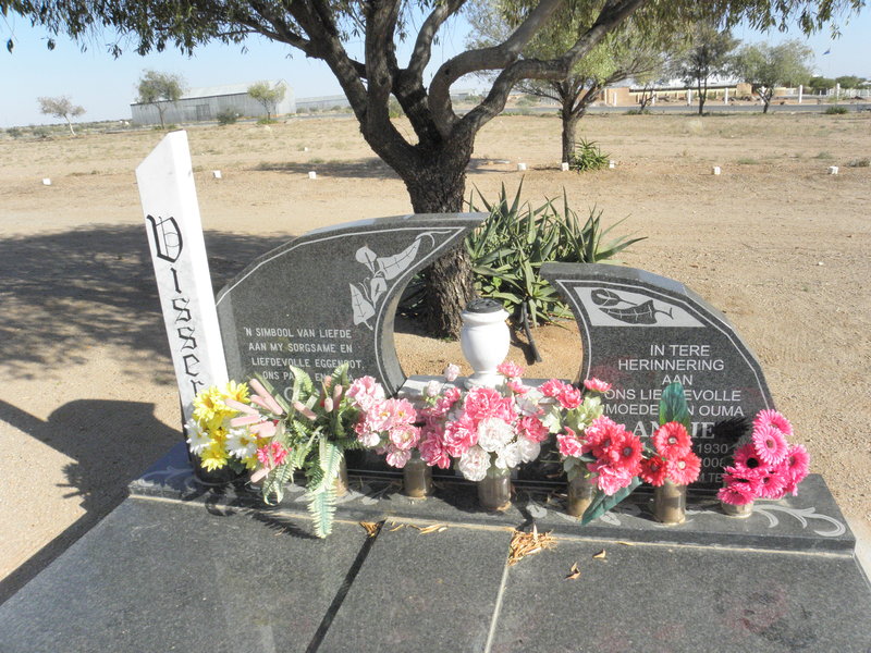 VISSER Gert 1925- &amp; Annie 1930-2008