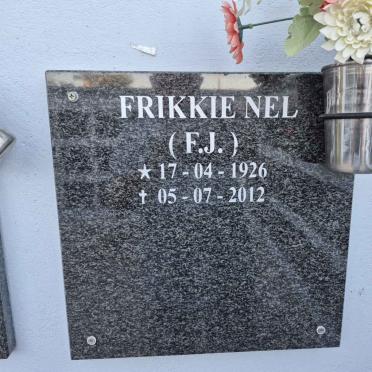 NEL F.J. 1926-2012