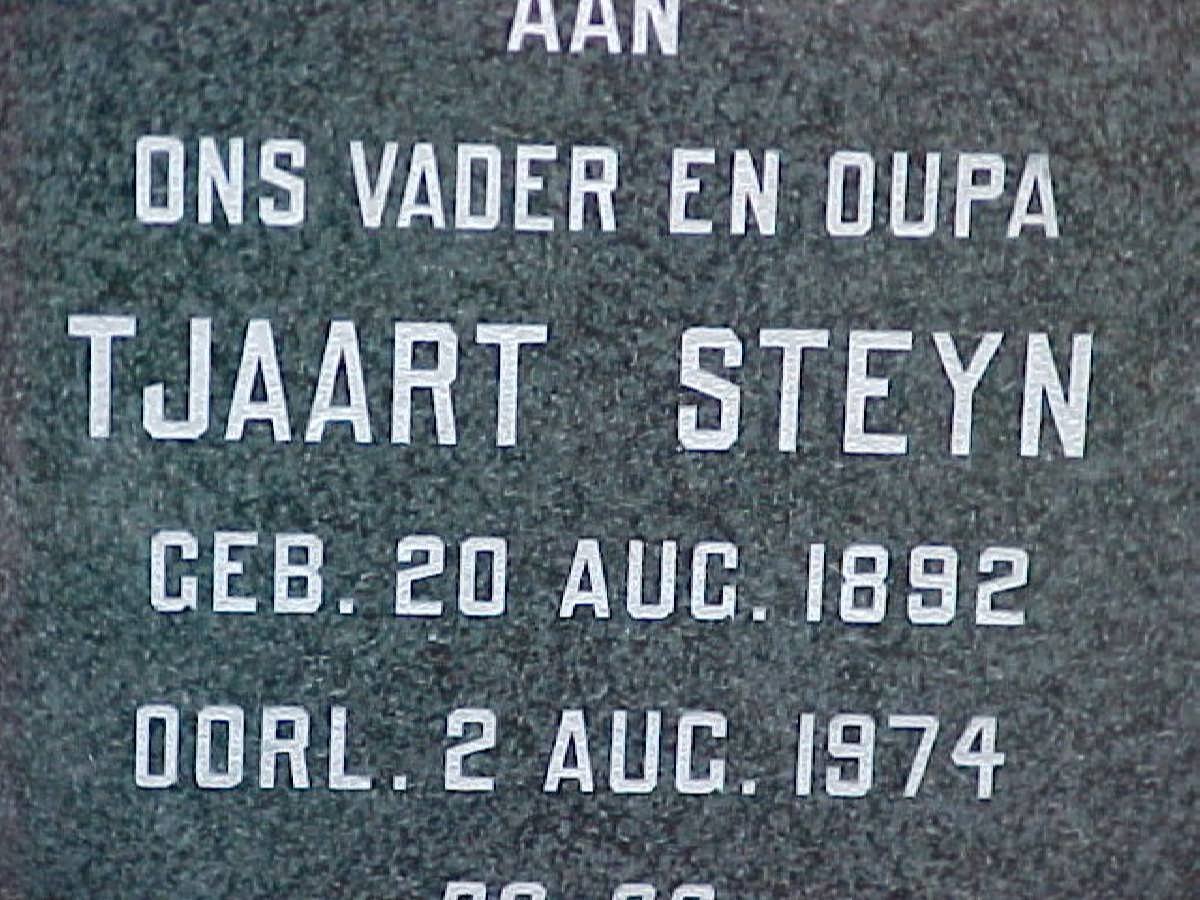 STEYN Tjaart 1892-1974