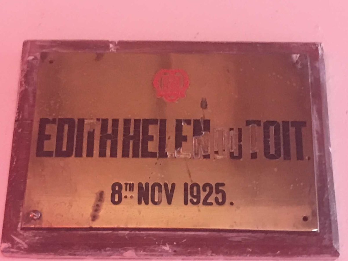 TOIT Edith Helen, du -1925