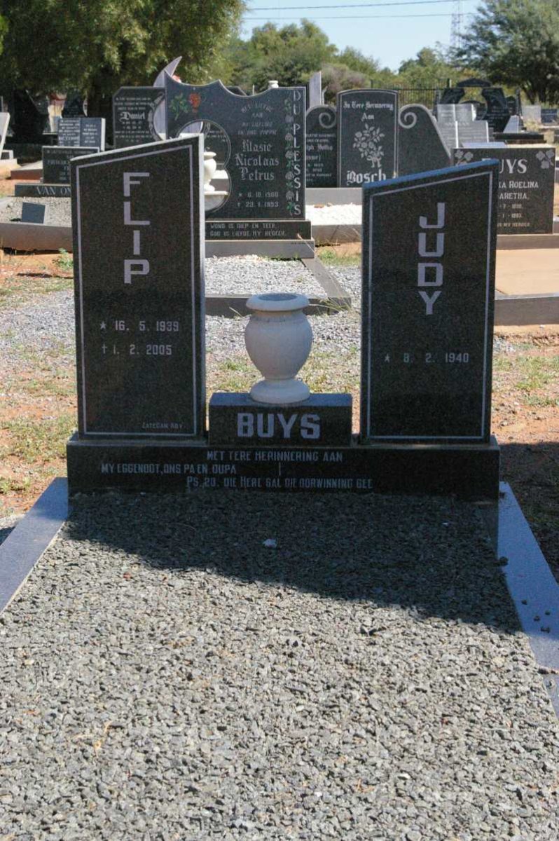 BUYS Flip 1939-2005 &amp; Judy 1940-