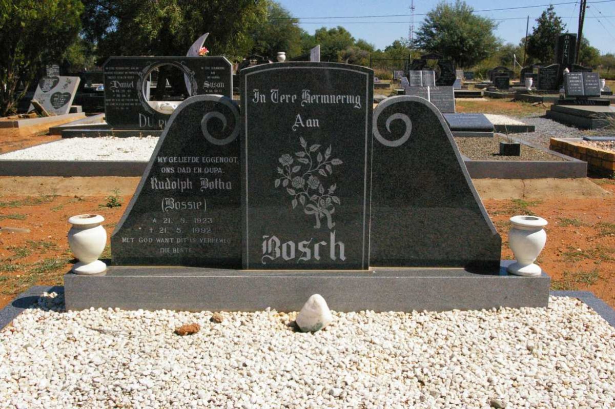 BOSCH Rudolph Botha 1923-1992