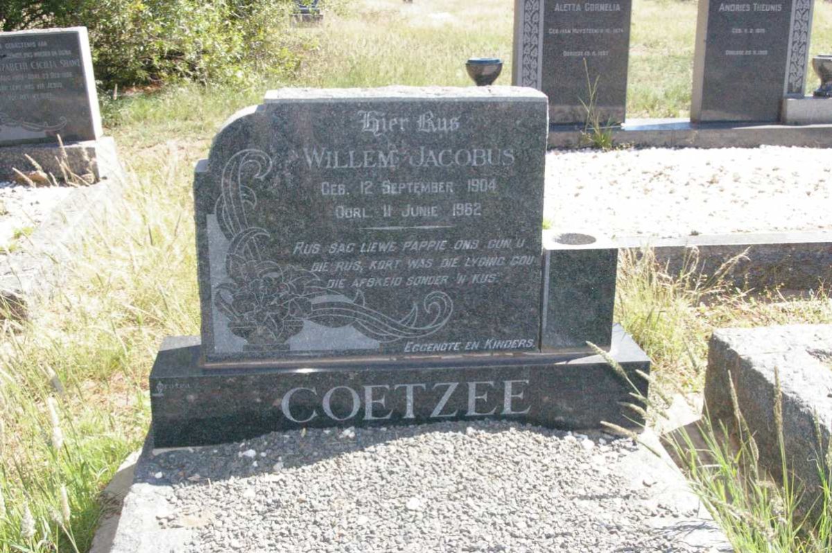 COETZEE Willem Jacobus 1904-1962