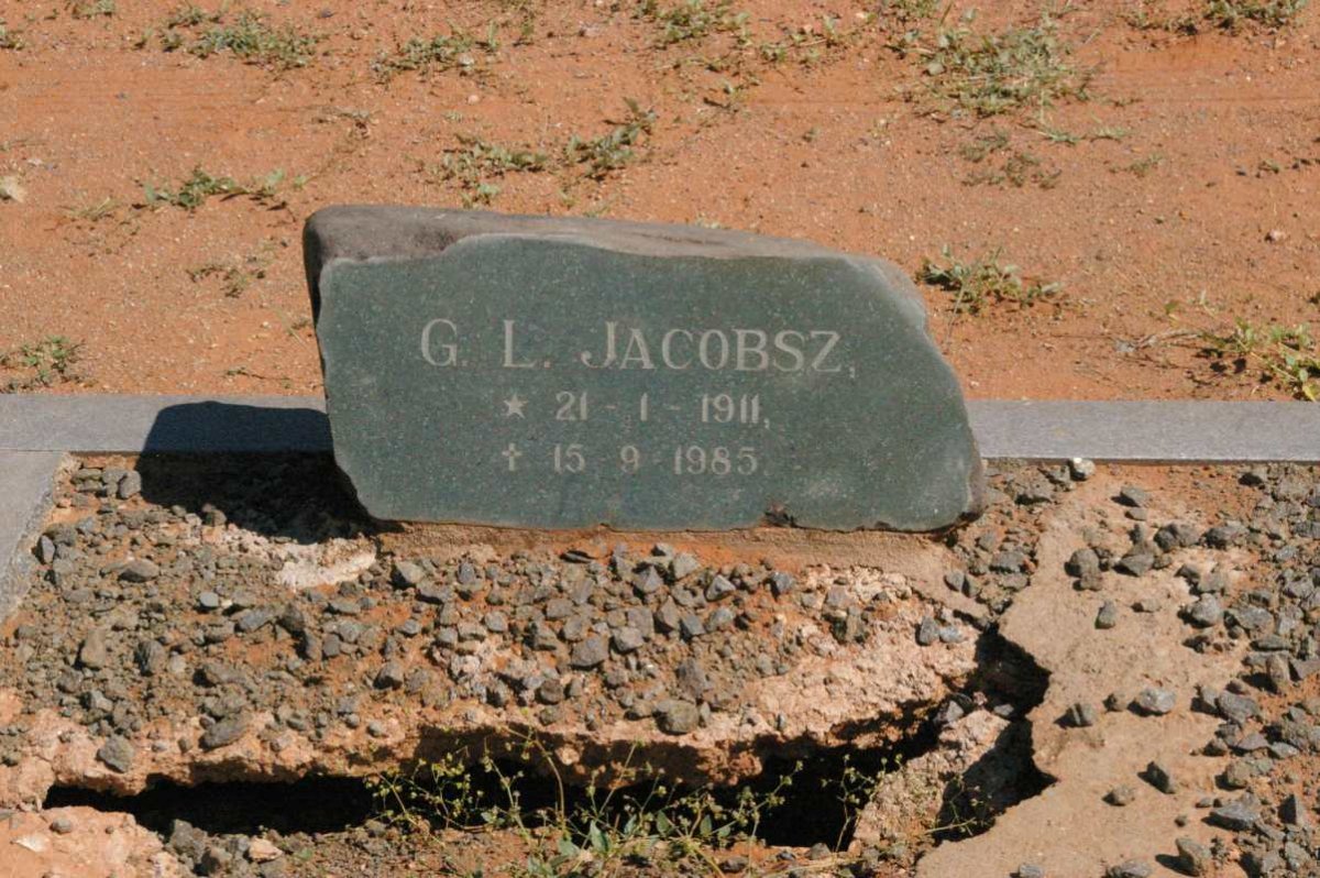 JACOBSZ G.L. 1911-1985