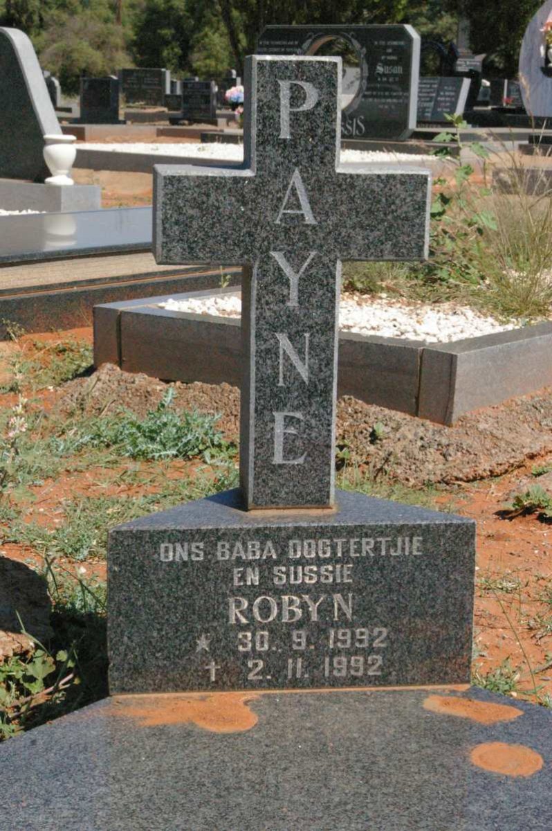 PAYNE Robyn 1992-1992