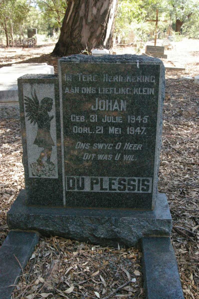 PLESSIS Johan, du 1945-1947