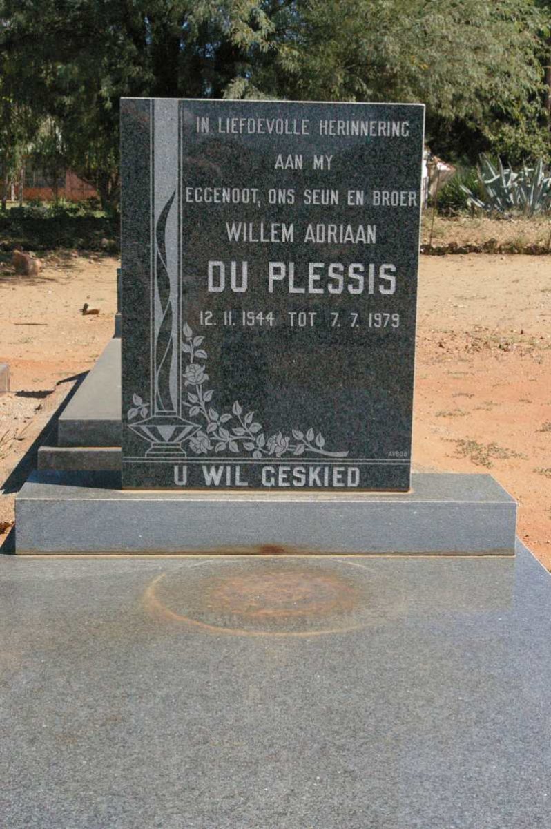 PLESSIS Willem Adriaan, du 1944-1979