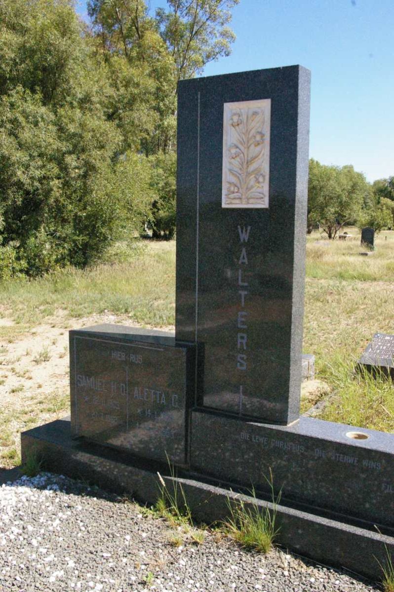 WALTERS Samuel H.D. 1905-1962 &amp; Aletta G. 1909-1993