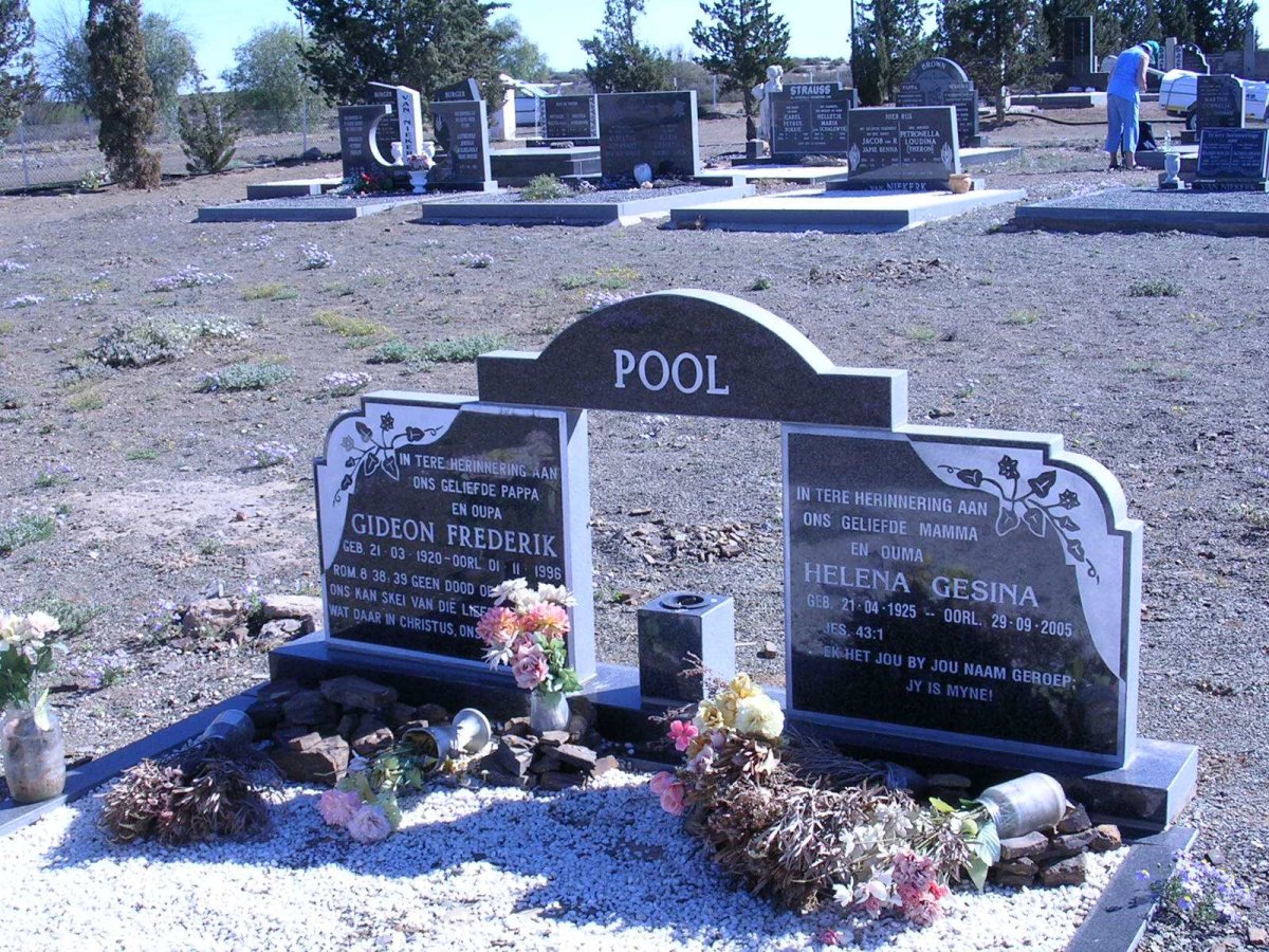 POOL Gideon Frederik 1920-1996 &amp; Helena Gesina 1925-2005
