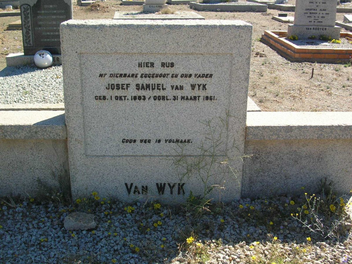 WYK Josef Samuel, van 1883-1951