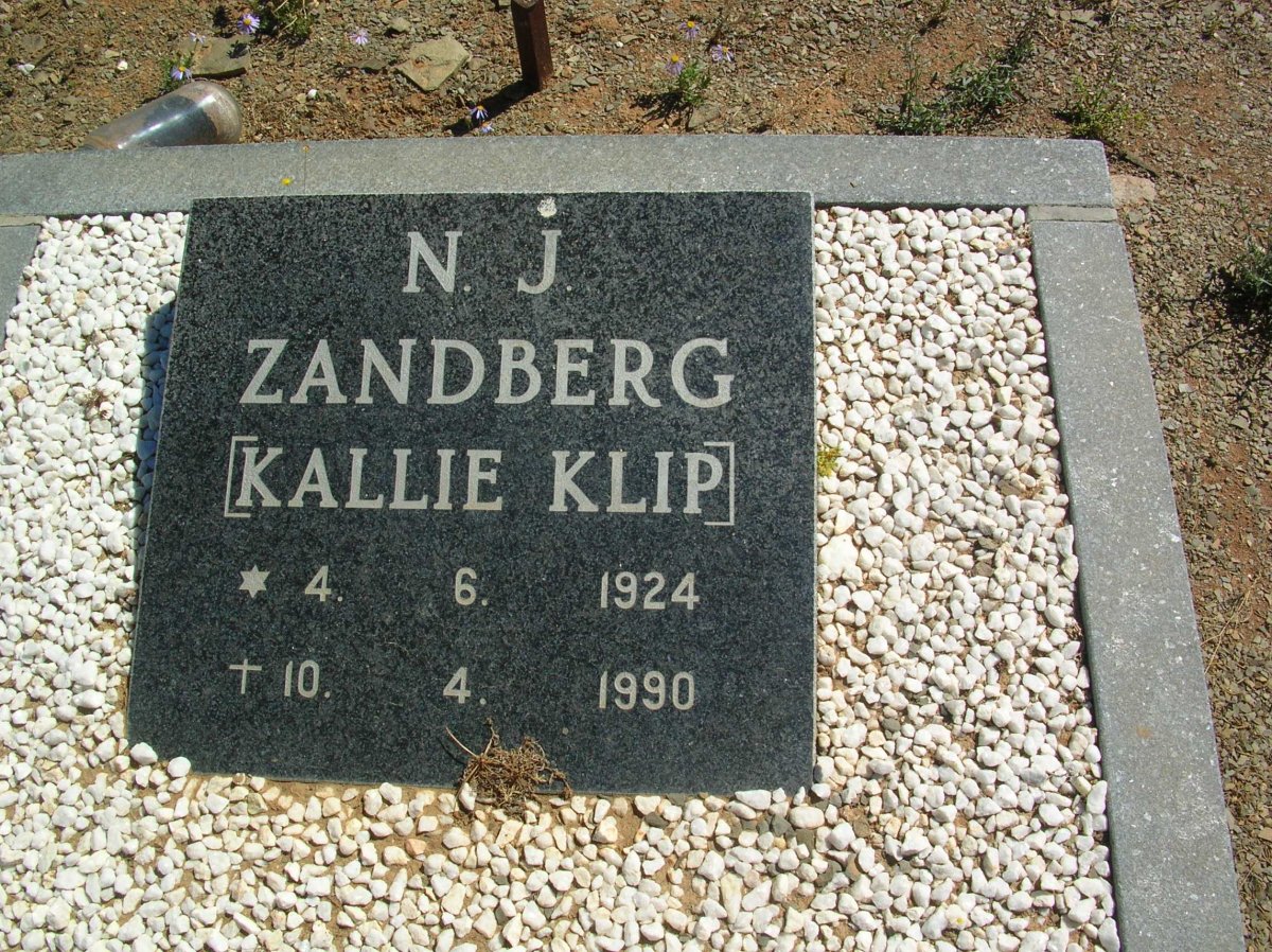 ZANDBERG N.J. 1924-1990