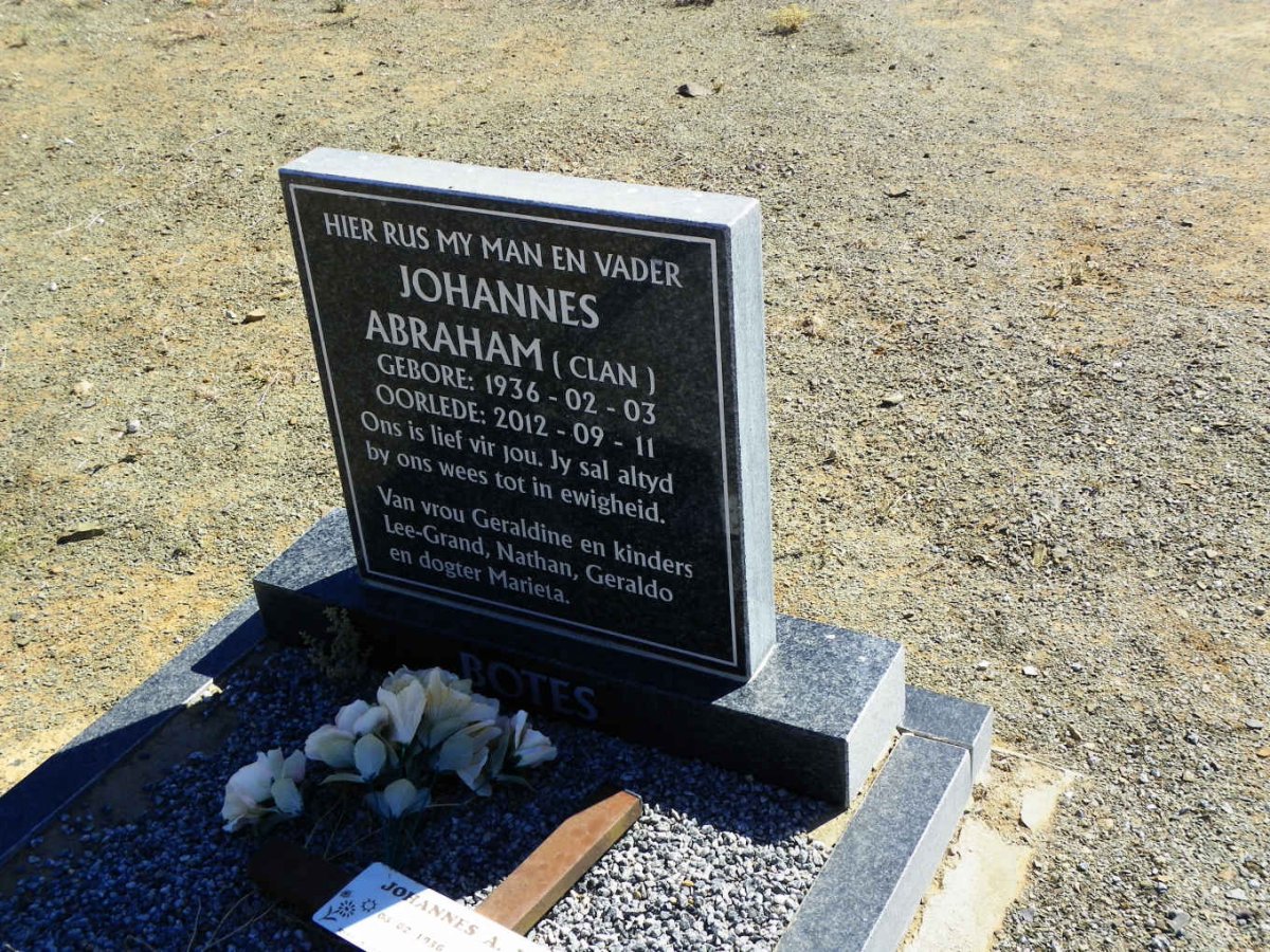BOTES Johannes Abraham 1936-2012
