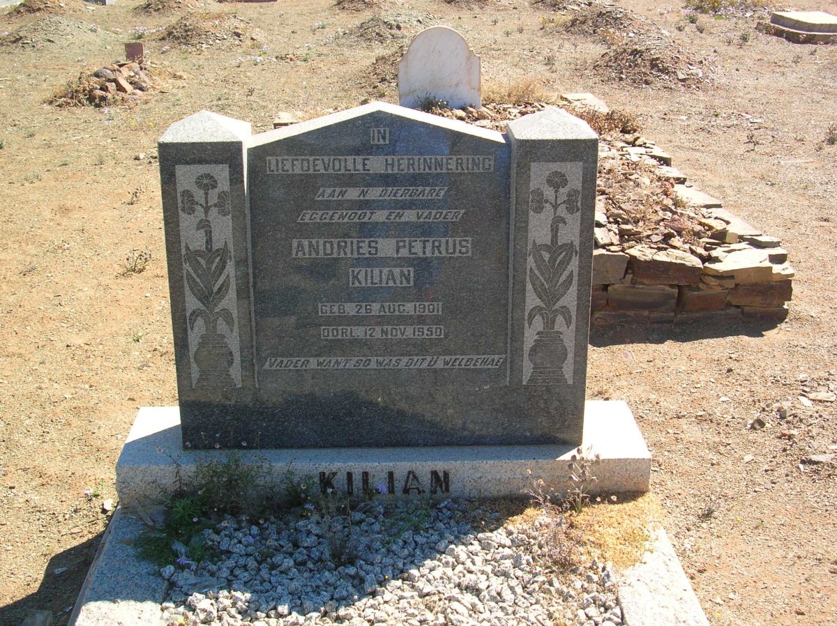 KILIAN Andries Petrus 1901-1950