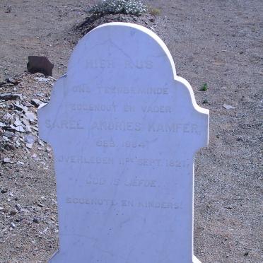 KAMFER Sarel Andries 1884-1927