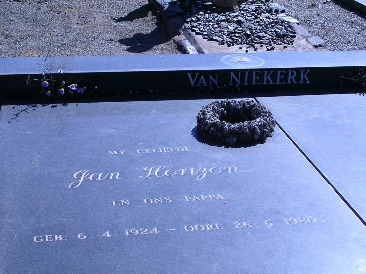 NIEKERK Jan Horizon, van 1924-1980