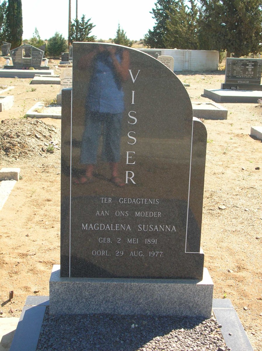 VISSER Magdalena Susanna 1891-1977