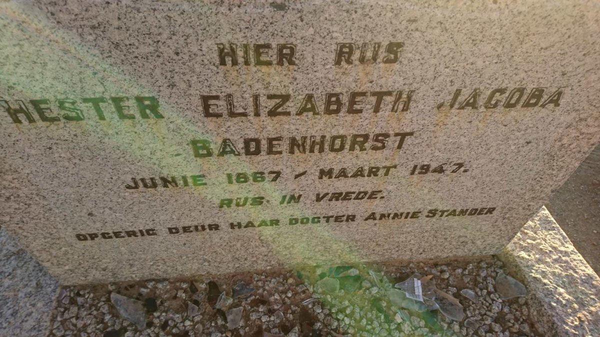BADENHORST Hester Elizabeth Jacoba 1867-1947