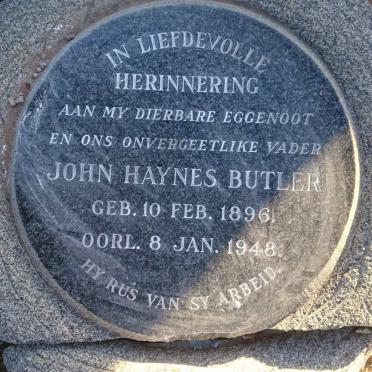 BUTLER John Haynes 1896-1948