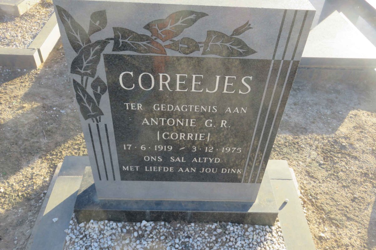 COREEJES Antonie G.R. 1919-1975