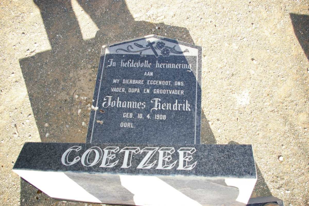 COETZEE Johannes Hendrik 1908-