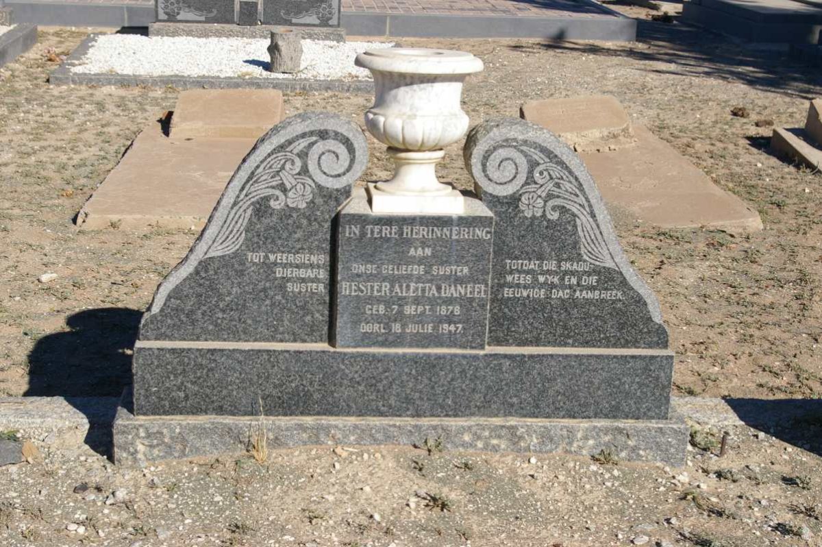 DANEEL Hester Aletta 1878-1947