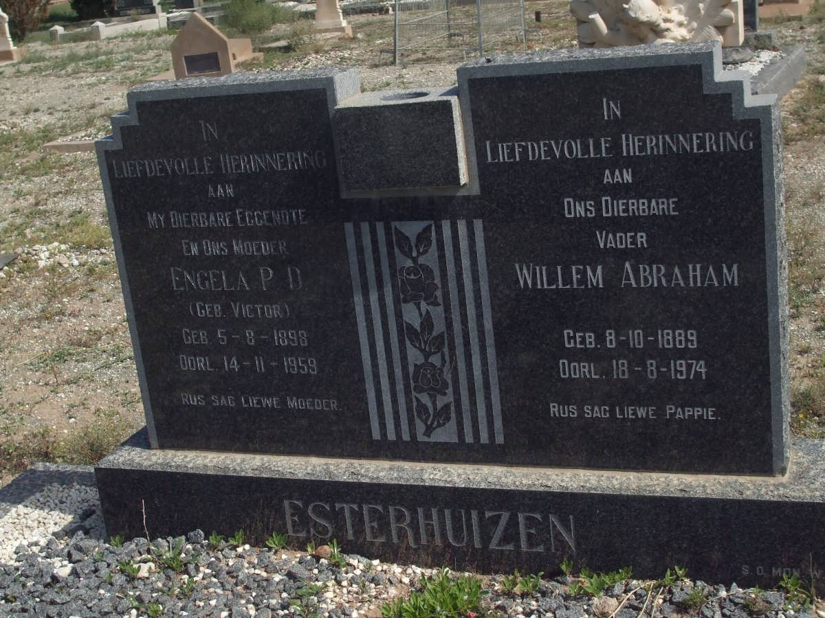 ESTERHUIZEN Willem Abraham 1889-1974 &amp; Engela P.D. VICTOR 1898-1959