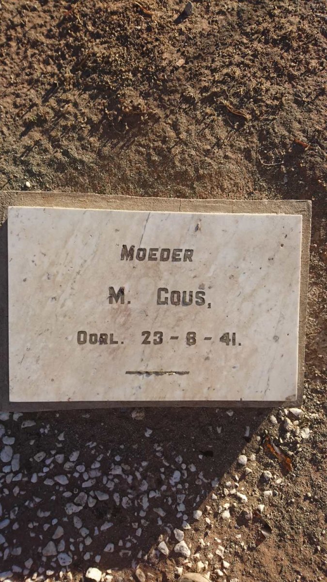 GOUS M. -1941