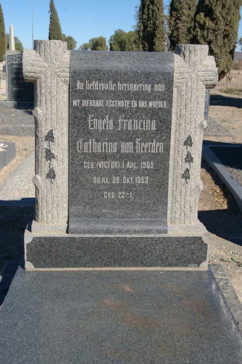 HEERDEN Engela Francina Catharina nee VICTOR 1905-1953
