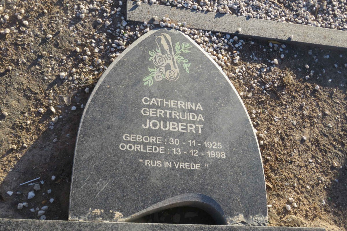 JOUBERT Catherina Gertruida 1925-1998