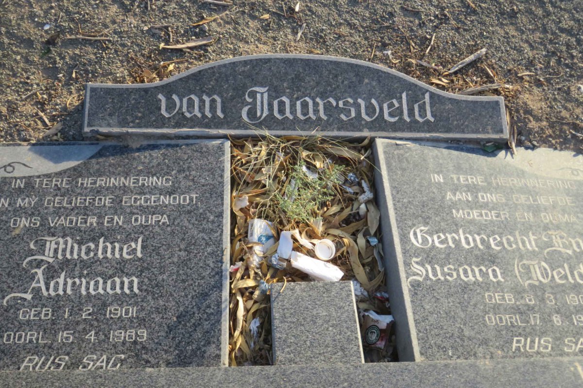 JAARSVELD Michiel Adriaan, van 1901-1989 &amp; Gerbrecht Engela Susara VELDSMAN 1908-1994