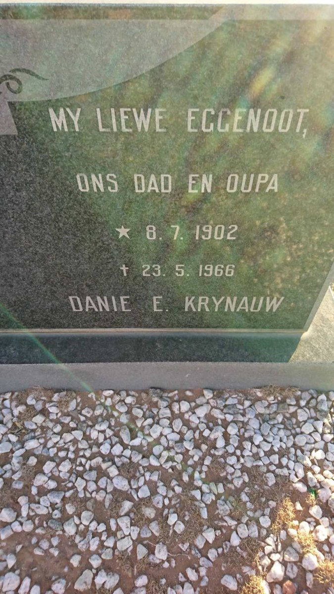KRYNAUW Danie E. 1902-1966