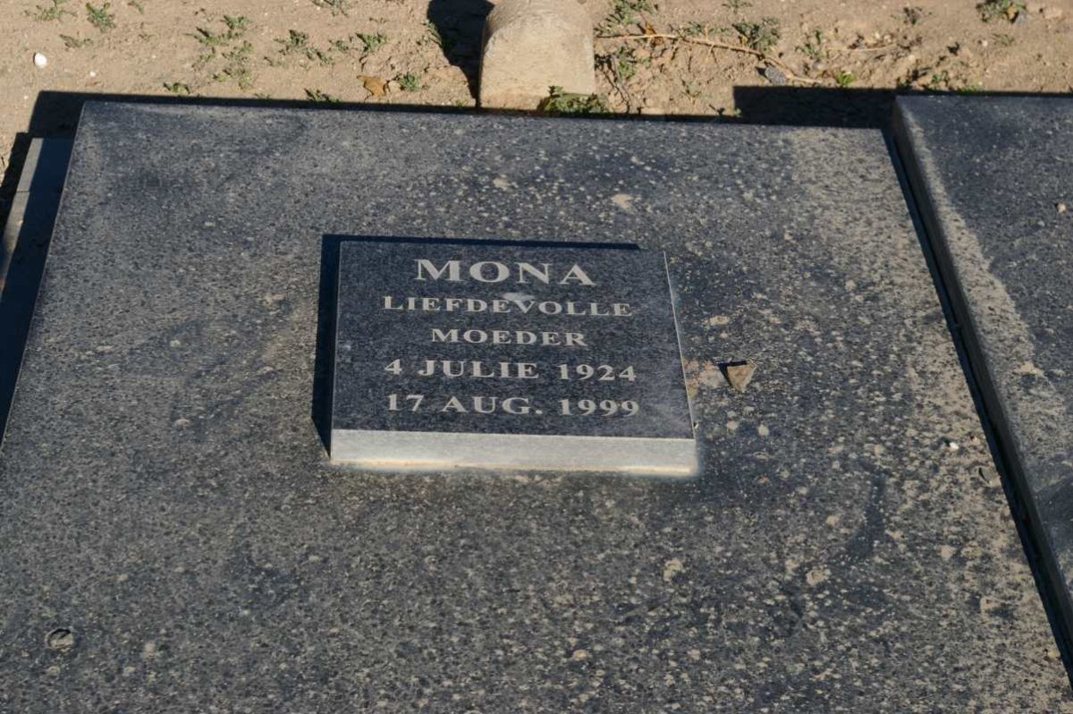 KOTZE Mona 1924-1999
