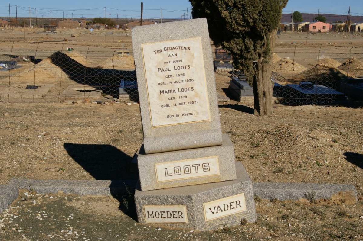 LOOTS Paul 1875-1938 &amp; Maria 1879-1932
