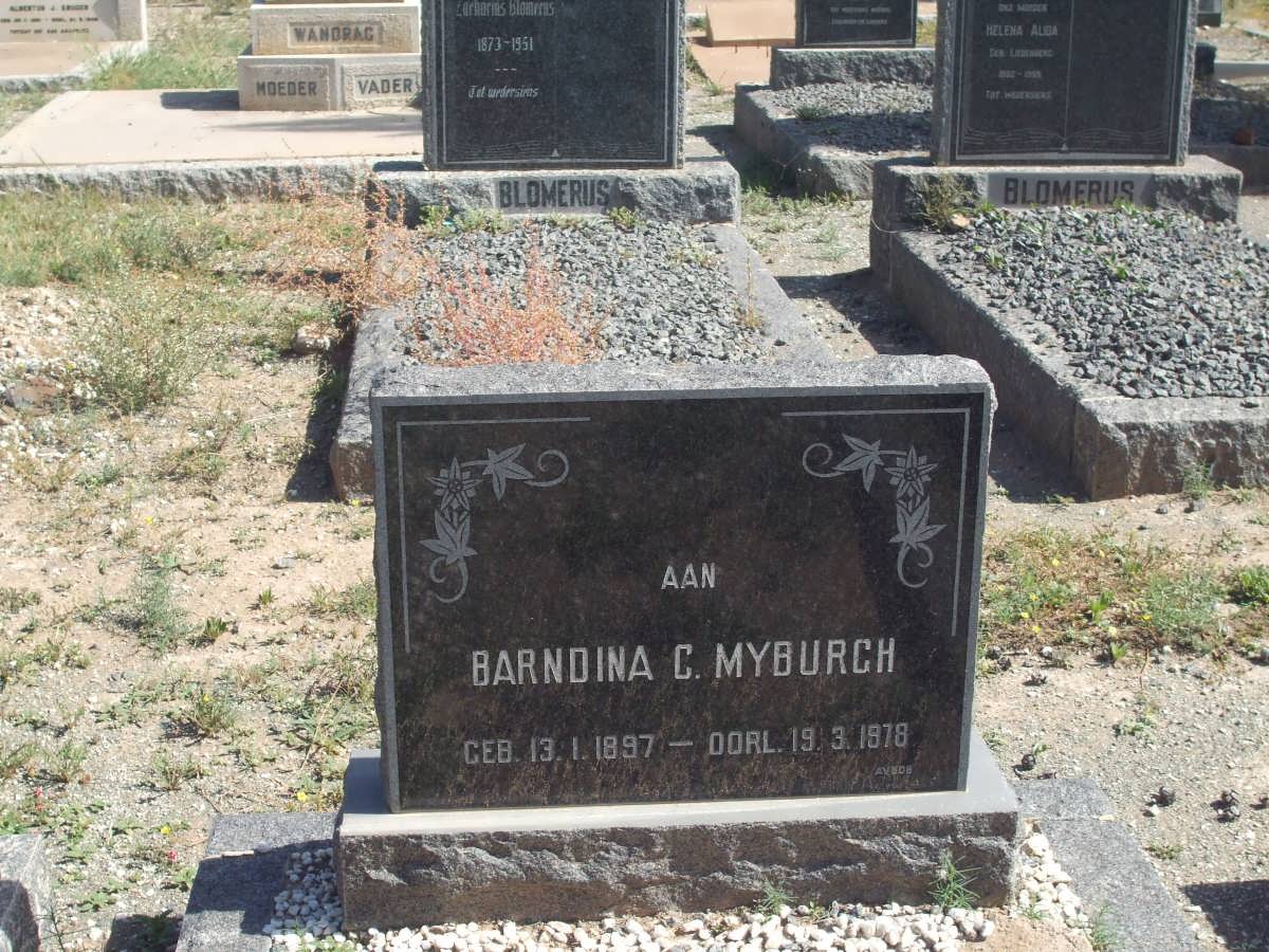 MYBURGH Barndina C. 1897-1978