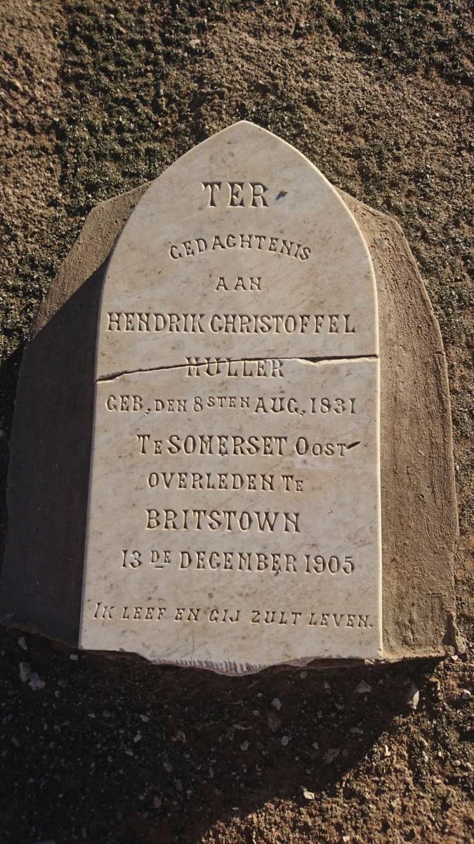 MULLER Hendrik Christoffel 1831-1905