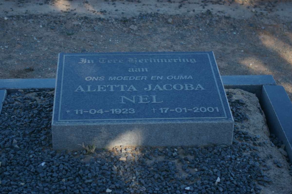 NEL Aletta Jacoba 1923-2001