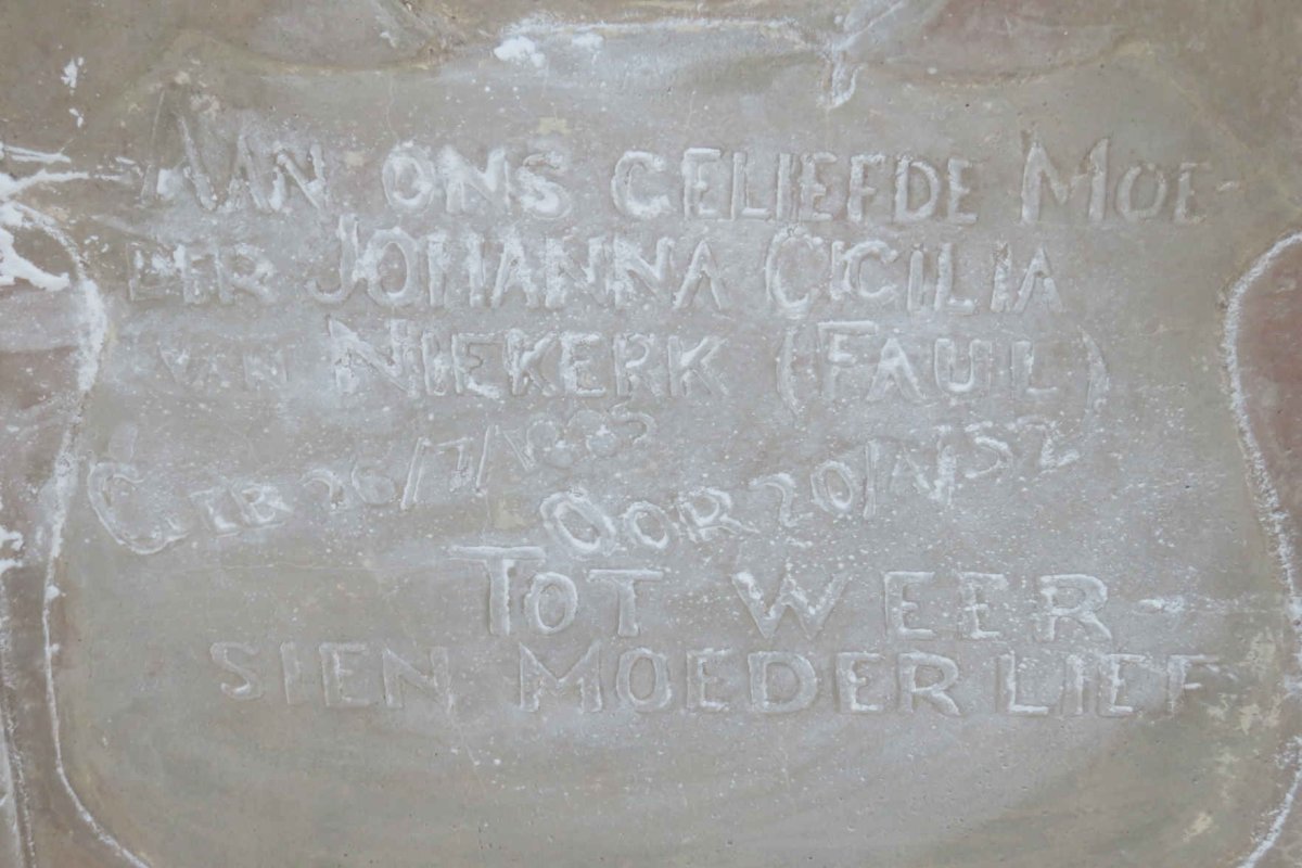 NIEKERK Dirk Johannes, van 1881-1940 &amp; Johanna Cicilia FAUL 1885-1952