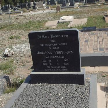 PRETORIUS Johanna nee NIENABER 1909-1966